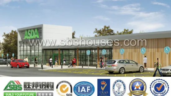 Prefabricated Steel Structure Supermarket Warehouse
