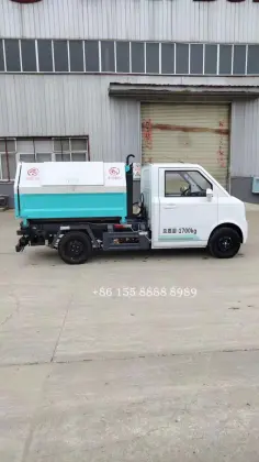 New Electric hook lift garbage truck