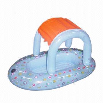 Inflatable Babies' Boat, Made of PVC, OEM Orders Accepted