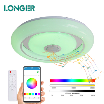 RGB Music Speakers with App and Remote Control for Living Room and Bedroom LED Ceiling Lights