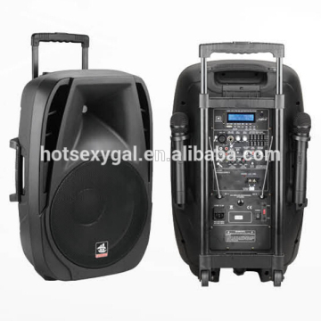 S1415 portable multifunction trolley speaker with CE and RoHS