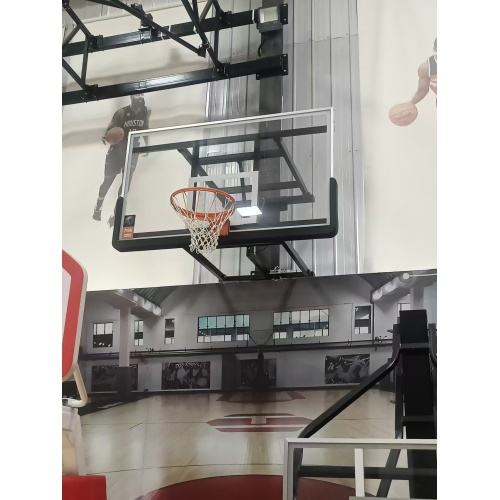 Wall mounted electric lift Adult basketball hoop