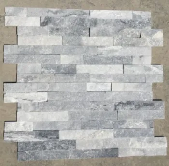 Ice gray interlock flagstone panel