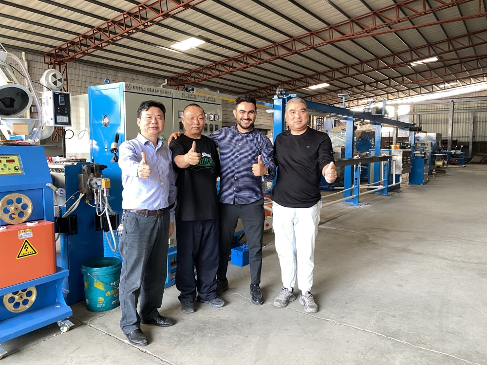 Acceptance of the extruder