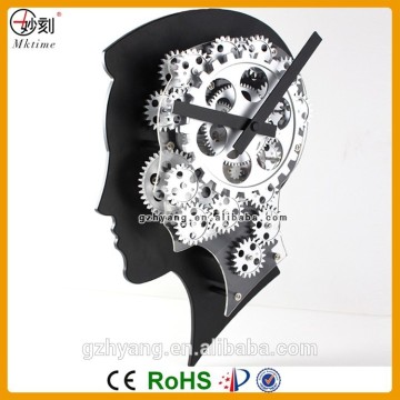 Best brain gear clock wall clocks with design patent for promotion gifts