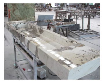 Marvelous Brazil Stone Patagonia Granite Slabs - Typical Bathroom Vanity Tops with Rectangle Shape and Integrated Sink