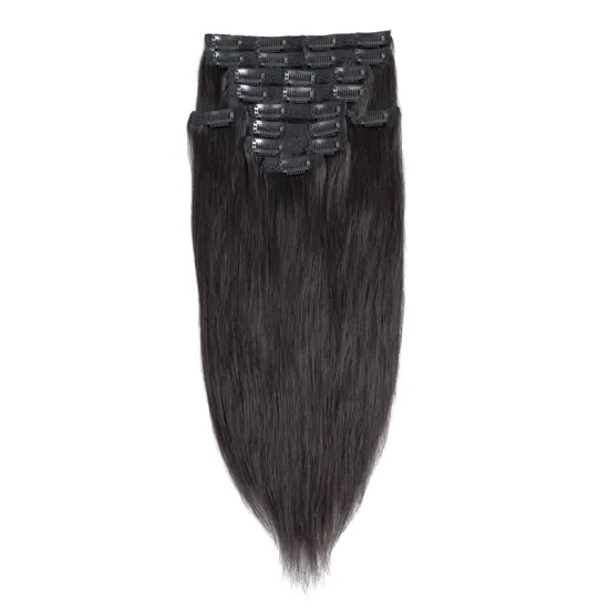 OEM Thick Ends Raw Hair, Mink Brazilian Clip In Hair Extension