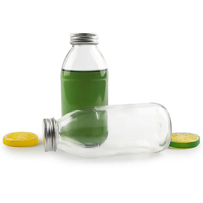 300ml Glass Beverage Bottle With Aluminum Cap5 Png