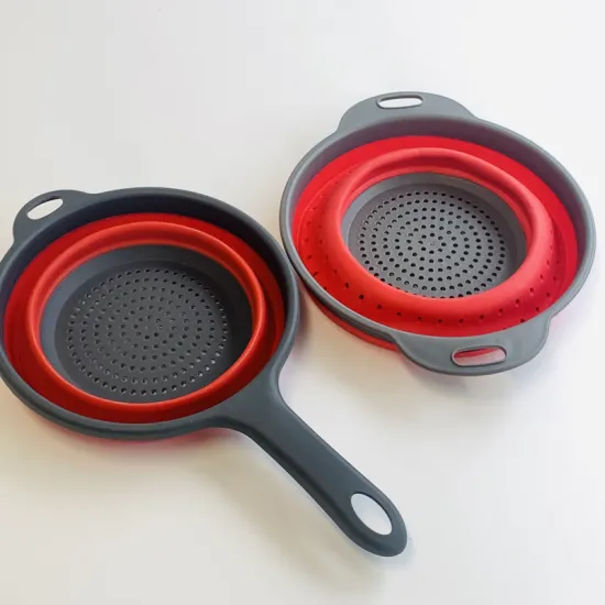 Multifunctional Folding Drain Basket, Circular Water Filter Basket with Handle and Retractable Washing Basket: All-in-One Kitchen Utility Solution