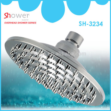 Leelongs 6inch Chrome ABS Plastic Rainshower Head