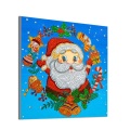 Garland Santa Claus Diamond Painting 30 * 30