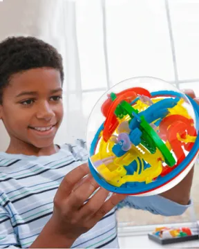 3D Maze Puzzle: Brain Teaser Game, Interactive Children's Toy, and Magic Track Design