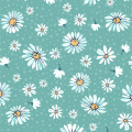 Woven Antistatic Clothing Daisy Digital Print Skirt Fabric