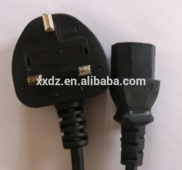 UK power plug BS power cable with C13 connector