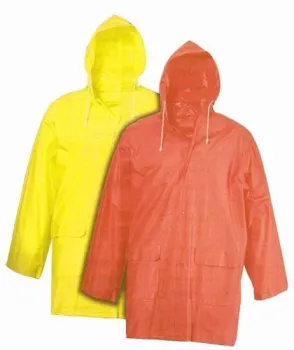 outdoor all color pvc raincoat