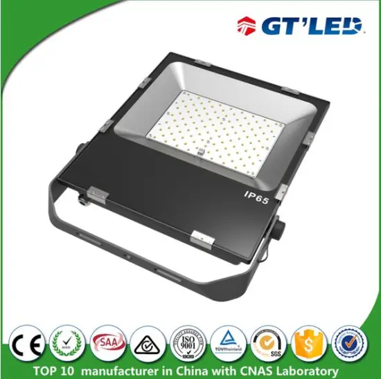 Ultra thin LED flood light high lumen 152lm/w LED slim flood light 100w