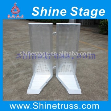 aluminum concert crowd barrier crash barrier