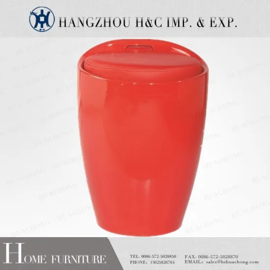 Round Battery Stool with Upholstery HC-K121