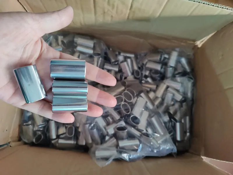 Durable Stainless Steel Crimp Clamps for Wire Rope Connections