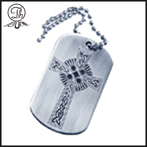 Antique dog tag designs pendant necklace