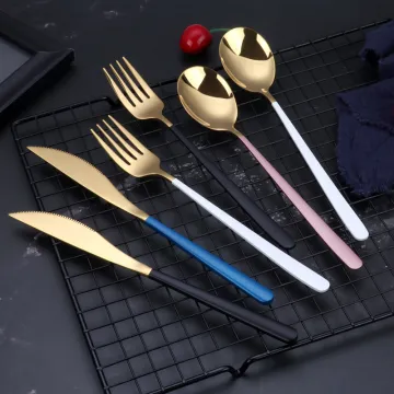 Steak Knife and Fork Spoon Set of Three