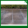 PVC เคลือบ gabion กล่องกำแพงกรงตาข่ายหิน