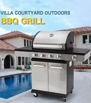 Custom Portable Camping Rack Folding Outdoor Hiking Picnic BBQ Charcoal Grill