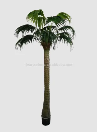 single trunk big palm, plastic palm for outdoor or indoor