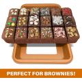 Breando Brownie Brownie Brownie com Slicer embutido