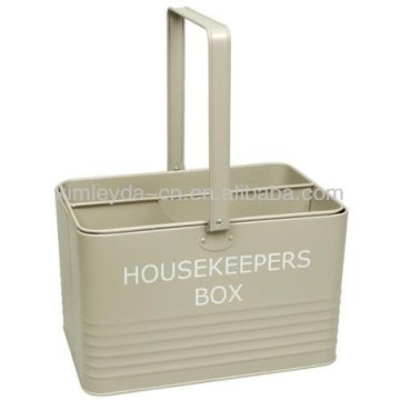 Metal housekeepr storage box