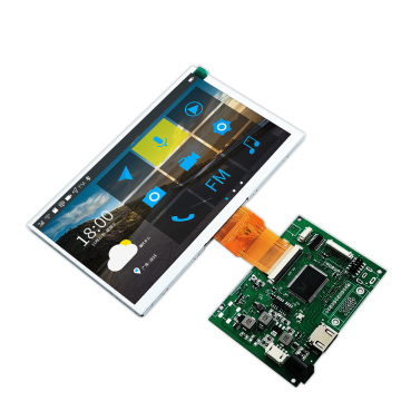 Borong 50 pin 7 inci TFT LCD paparan dengan antara muka HD-MI 1024*600 piksel