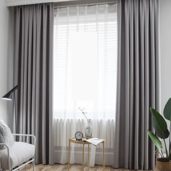 Blackout Curtain for Bedroom Heat Insulation and Shading