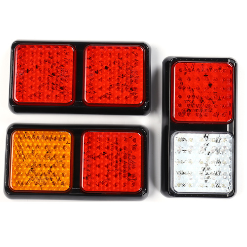 12/24 વી એલઇડી પૂંછડી લાઇટ્સ ટ્રેઇલર લાઇટ્સ વોટરપ્રૂફ રીઅર સ્ટોપ બ્રેક ટર્ન પૂંછડી લાઇટ્સ સૂચક સ્ટોપ લાઇટ