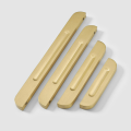 Minimalist Pirinç Gardırop ve Mutfak Kapısı Çekme Kolu