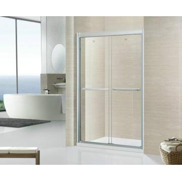 Modern Tempered Glass Shower Room with Acrylic Shower Tray