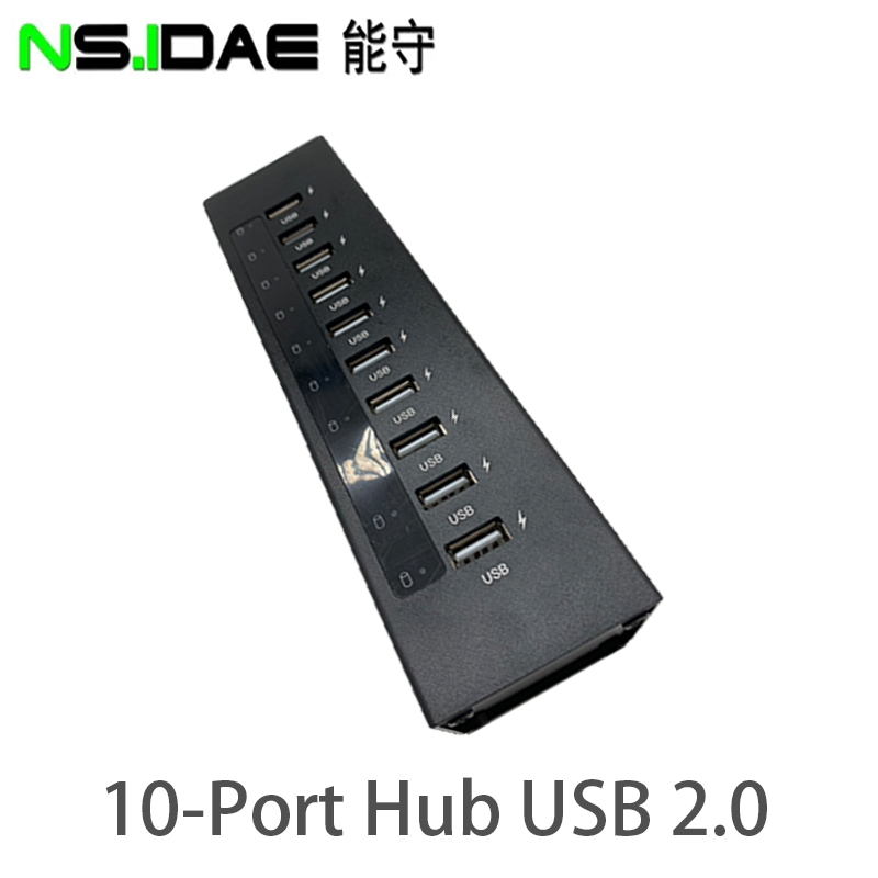 120 Fuente de alimentación externa de 10 puertos USB2.0 HUB