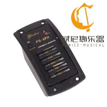 Acoustic guitar 5 Band EQ Equalizer Guitar Pickup Guitar Preamp with Tuner Function for Tone Volume Control