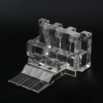 CNC Milled Precision Acrylic Diffusion Bonded Medical Manifolds for Microfluidics