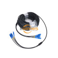 4F SC-SC SM Armored TPU Patch Cords ópticos blindados