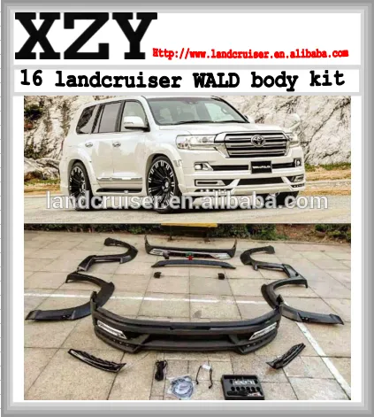 2016 new arrival for FJ200 LC200 landcruiser WALD style body kit