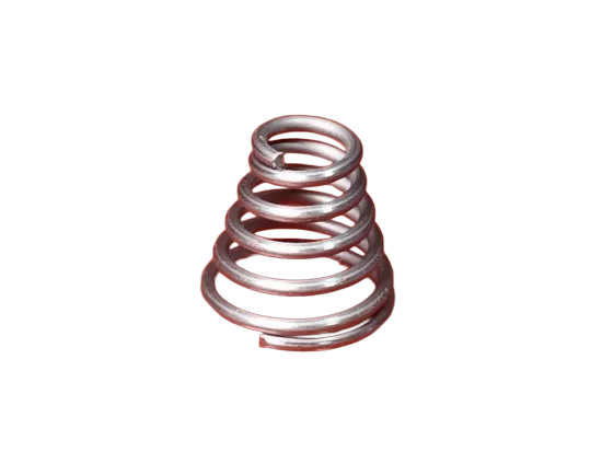 Phosphor bronze compression spring for electronic devices
