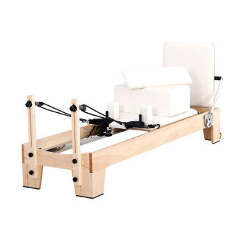 Maple Wood Body White Core Strength Pilates Reformer