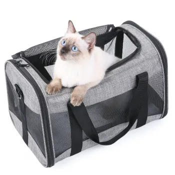 Hot Sell Breathable Airline Approved Portable Folding Dog Pet Carrier