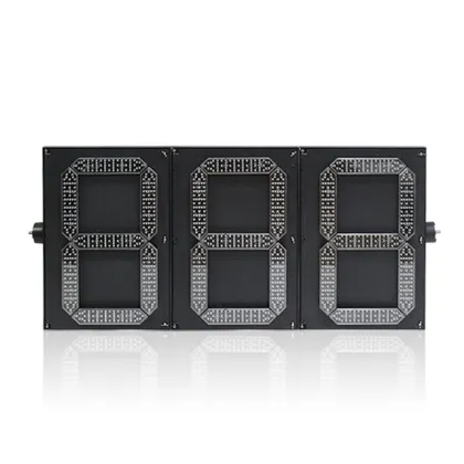 three digit road junction traffic light countdown timer