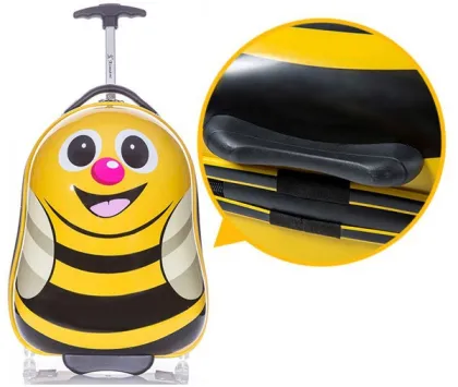 Factory directly sale fashionable luggage suitcase kids cute trolley bag