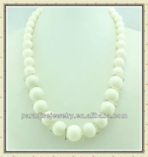 2013 Spring fashion jewelry colorful beaded necklace for women NE-23081-4