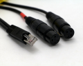 Cable personalizado XLR 3pin a RJ45 DMX512