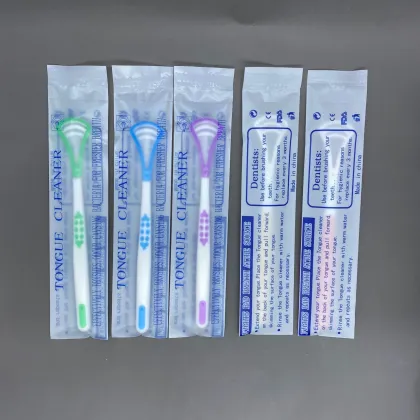 Silicone Tongue Coating Cleaner Brush Tongue Scraper