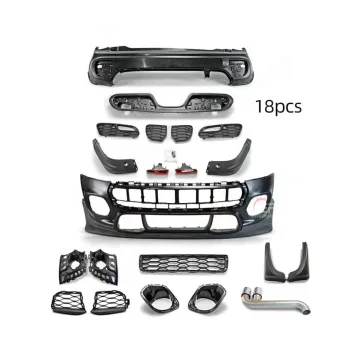 BMW MINI F55 F56 Performance Parts - JCW Style Side Skirts with Front and Rear Bumper Assembly Including Grille (2014-)