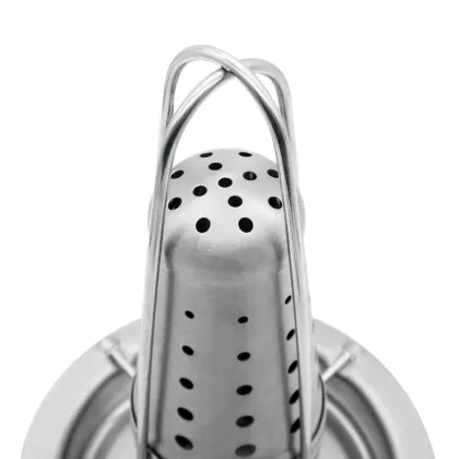 Detachable Vertical Chicken Roaster Stand With Pan